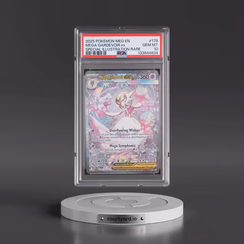 2025 Pokémon Meg EN-Mega Evolution #178 Mega Gardevoir EX - Holo Special Illustration Rare (PSA 10 G