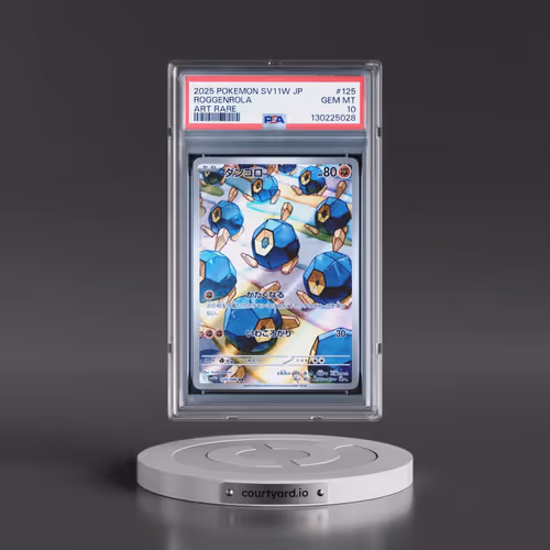 2025 Pokémon Sv11w-White Flare #125 Roggenrola - Art Rare (PSA 10 GEM MINT)