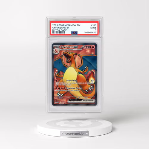 2023 Pokémon Mew EN-151 #183 Charizard EX - Holo Ultra Rare (PSA 9 MINT)
