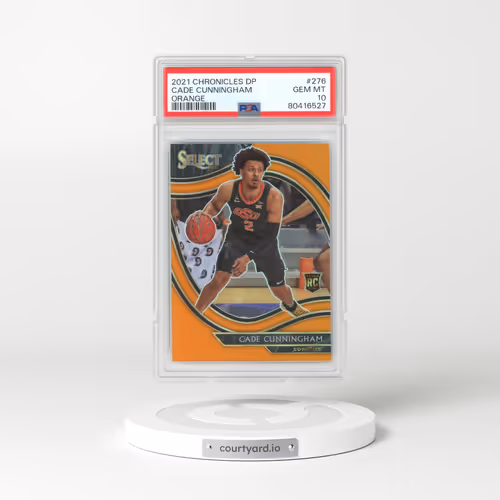 2021 Panini Chronicles Draft Picks #276 Cade Cunningham - Orange (PSA 10 GEM MINT)