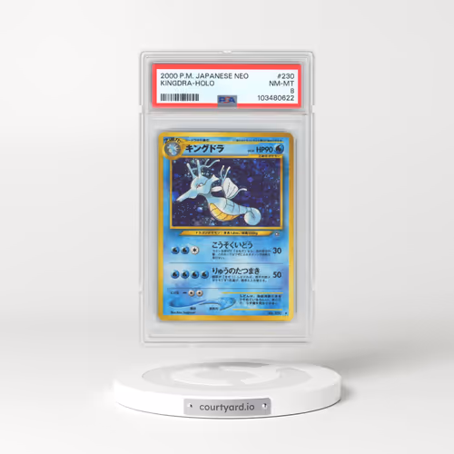 2000 Pokémon Neo #230 Kingdra - Holo (PSA 8 NM-MT)