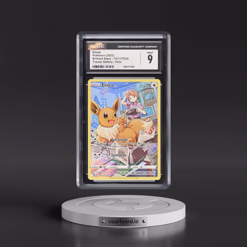 2022 Brilliant Stars #TG11/TG30 Eevee - Trainer Gallery Holo (CGC 9 MINT)