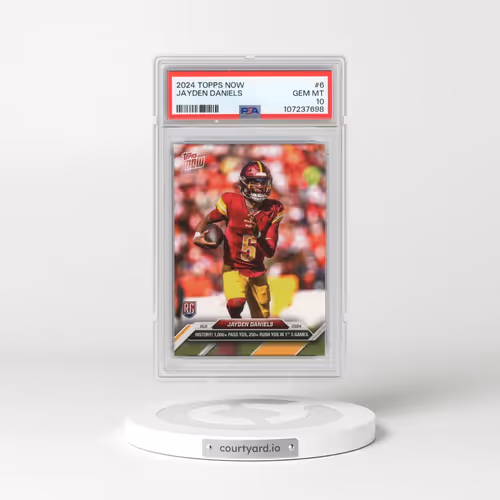2024 Topps Now #6 Jayden Daniels (PSA 10 GEM MINT)