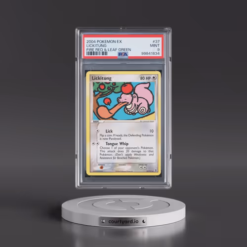 2004 Pokémon EX Fire Red & Leaf Green #37 Lickitung (PSA 9 MINT)