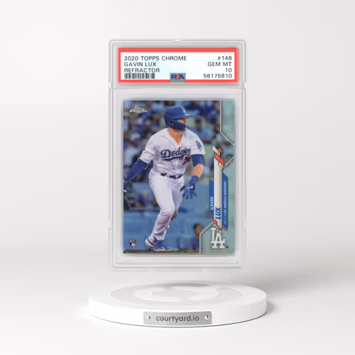 2020 Topps Chrome #148 Gavin Lux - Refractor (PSA 10 GEM MINT)