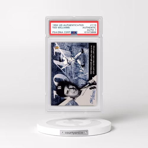 1994 UD Authenticated #113 Ted Williams - Autograph (PSA AUTHENTIC)