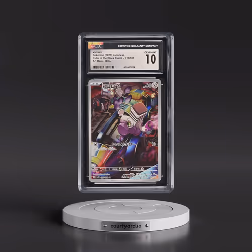 2023 Pokémon SV3-Ruler of the Black Flame #117 Varoom - Art Rare (CGC 10 GEM MINT)