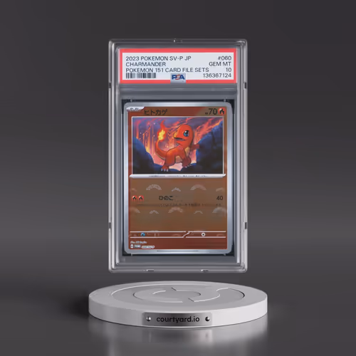 2023 Pokémon SV-P Promo #060 Charmander - Pokemon 151 Card File Sets (PSA 10 GEM MINT)