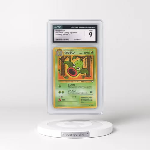 1998 Vending Series 3 (Pokeball Symbol. Glossy) Weepinbell (CGC 9 MINT)