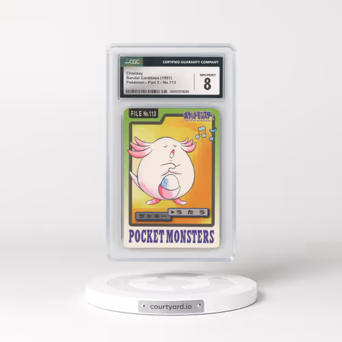 1997 (Pocket Monsters on Bottom) Part 3 #113 Chansey (CGC 8 NM-MT)