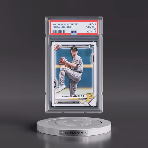 2021 Bowman Draft #BD41 Bubba Chandler (PSA 10 GEM MINT)
