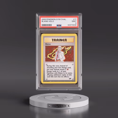 2000 Pokémon Gym Challenge #17 Blaine - Holo (PSA 9 MINT)