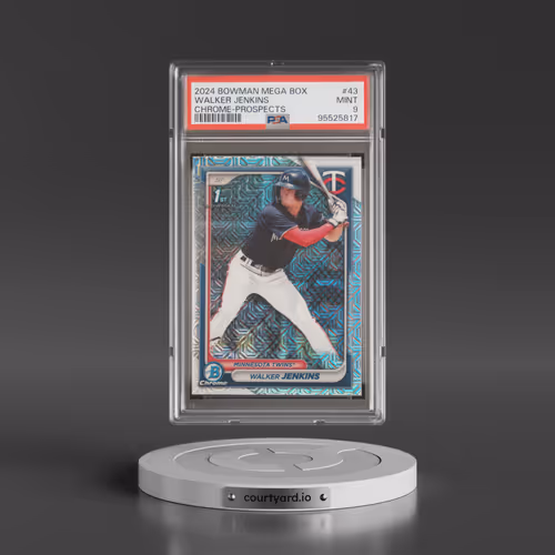 2024 Bowman Mega Box Chrome Prospects #43 Walker Jenkins (PSA 9 MINT)