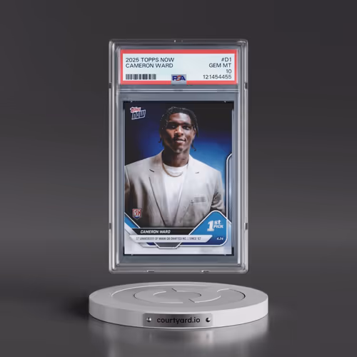 2025 Topps Now #D1 Cameron Ward (PSA 10 GEM MINT)