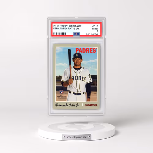 2019 Topps Heritage #517 Fernando Tatis Jr. (PSA 9 MINT)