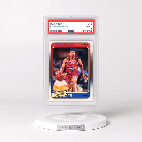 1988 Fleer #13 Tyrone Bogues (PSA 9 MINT)