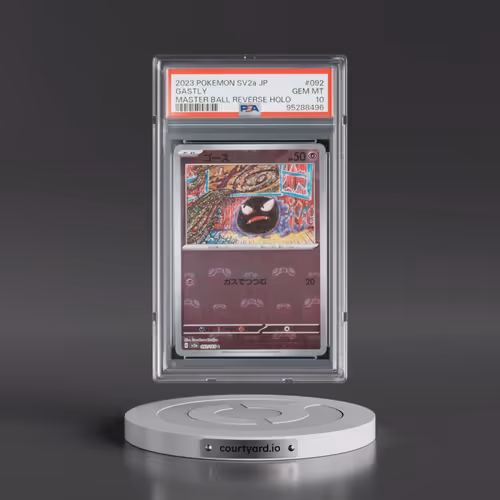 2023 Pokémon Sv2a-Pokemon 151 #092 Gastly - Reverse Holo Master Ball (PSA 10 GEM MINT)
