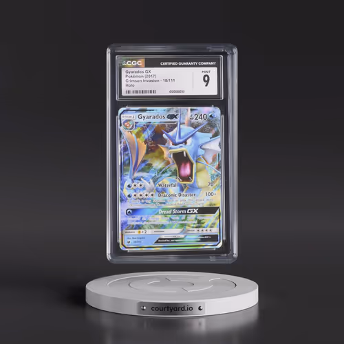 2017 Crimson Invasion #18/111 Gyarados GX - Ultra Rare Holo (CGC 9 MINT)