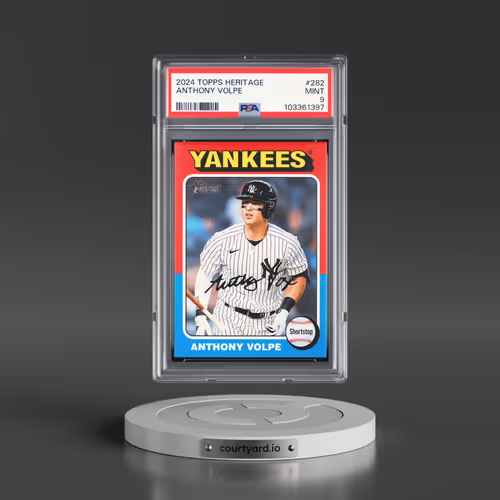 2024 Topps Heritage #282 Anthony Volpe (PSA 9 MINT)