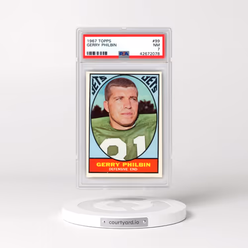 1967 Topps #99 Gerry Philbin (PSA 7 NM)