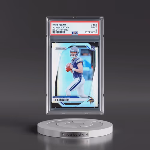 2024 Panini Prizm #400 JJ McCarthy - Silver Prizm (PSA 9 MINT)
