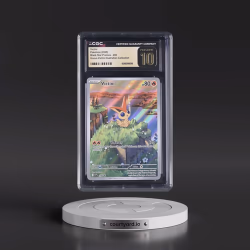 2025 Pokémon Svp EN-SV Black Star Promo #208 Victini - Unova Victini Illustration Collection (CGC 10