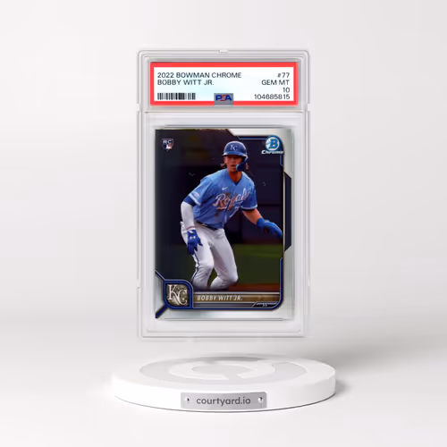 2022 Bowman Chrome #77 Bobby Witt Jr. (PSA 10 GEM MINT)