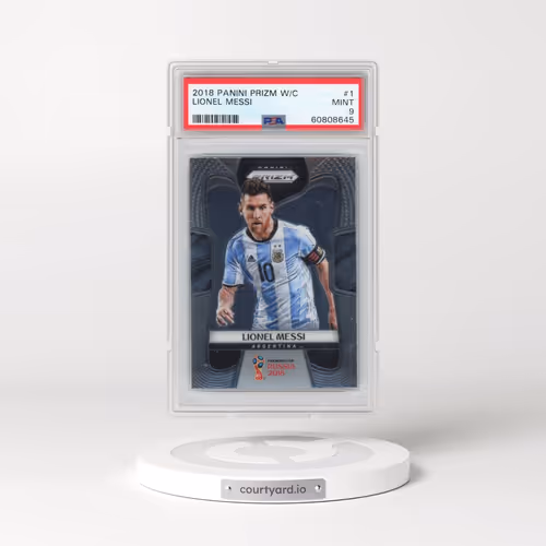 2018 Panini Prizm World Cup #1 Lionel Messi (PSA 9 MINT)