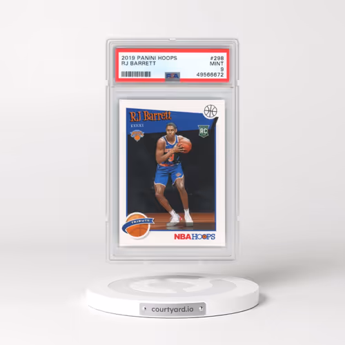 2019 Panini Hoops #298 RJ Barrett (PSA 9 MINT)