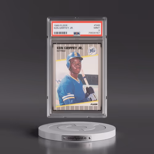 1989 Fleer #548 Ken Griffey Jr (PSA 9 MINT)