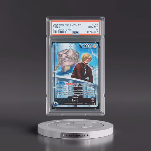 2025 One Piece OP12-Legacy of the Master #041 Sanji - Alternate Art (PSA 10 GEM MINT)