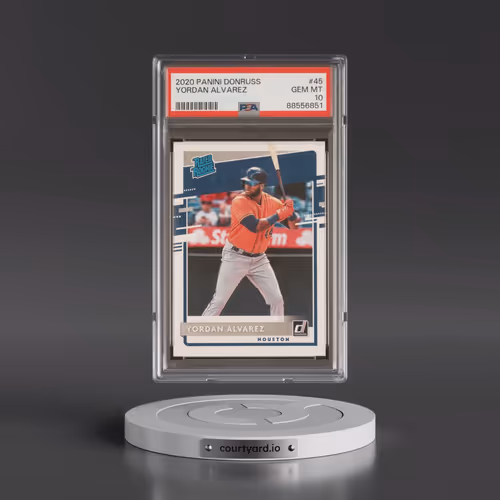 2020 Panini Donruss #45 Yordan Alvarez (PSA 10 GEM MINT)