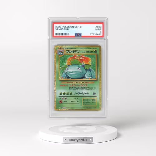 2023 Pokémon Clf-Trading Card Game Classic Venusaur & Lugia EX Deck #003 Venusaur (PSA 9 MINT)