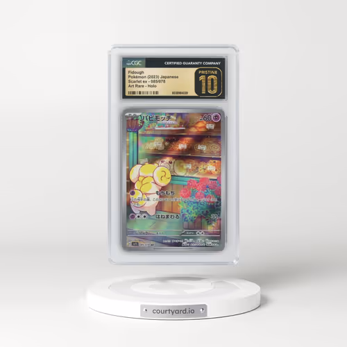 2023 Scarlet ex #085/078 Fidough - Art Rare Holo (CGC 10 PRISTINE)