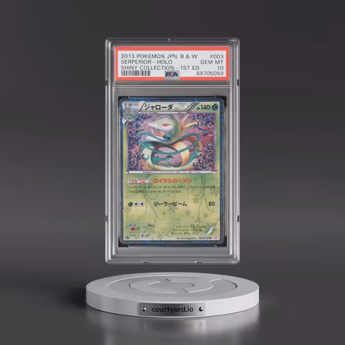 2013 Pokémon Black & White Shiny Collection #003 Serperior - 1st Edition Holo (PSA 10 GEM MINT)