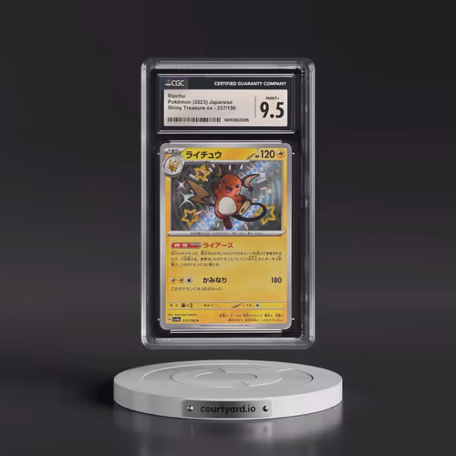 2023 Pokémon Sv4a-Shiny Treasure EX #237 Raichu - S (CGC 9.5 MINT+)