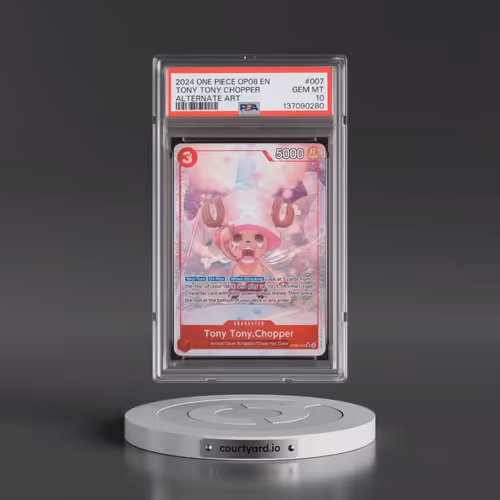 2024 One Piece OP08-Two Legends #007 Tony Tony Chopper - Alternate Art (PSA 10 GEM MINT)