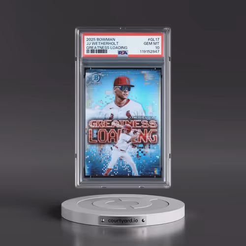 2025 Bowman Greatness Loading #GL17 JJ Wetherholt (PSA 10 GEM MINT)