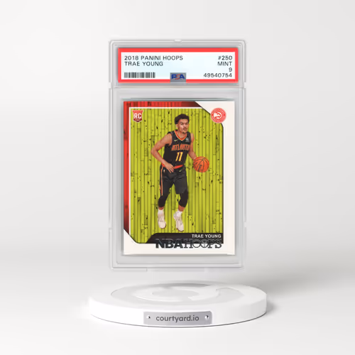 2018 Panini Hoops #250 Trae Young (PSA 9 MINT)