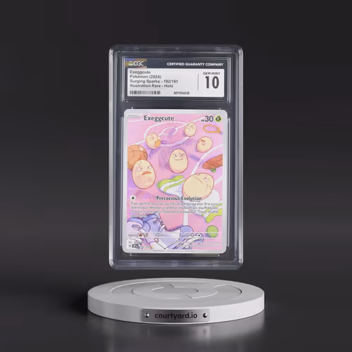 2024 Pokémon Ssp EN-Surging Sparks #192 Exeggcute - Illustration Rare (CGC 10 GEM MINT)