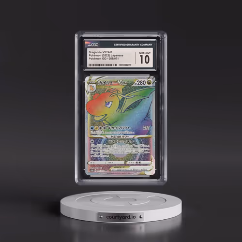 2022 Pokémon GO #086/071 Dragonite VSTAR - Hyper Rare Holo (CGC 10 GEM MINT)