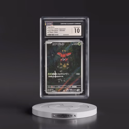 2024 Pokémon Sv6a-Night Wanderer #065 Tapu Bulu - Art Rare (CGC 10 GEM MINT)