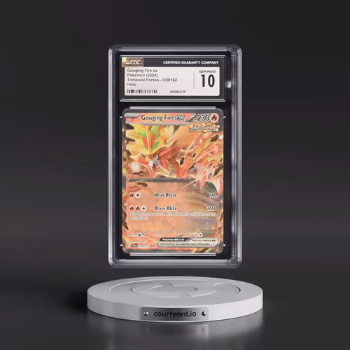 2023 Temporal Forces - TEF EN #038/162 Gouging Fire ex - Holo (CGC 10 GEM MINT)