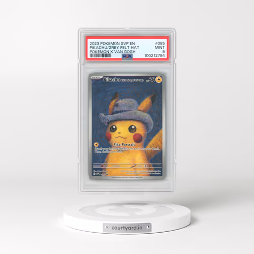 2023 Pokémon Svp EN-SV Black Star Promo #085 Pikachu With Grey Felt Hat - Pokemon X Van Gogh (PSA 9 MINT)
