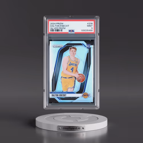 2024 Panini Prizm #238 Dalton Knecht - Silver Prizm (PSA 9 MINT)