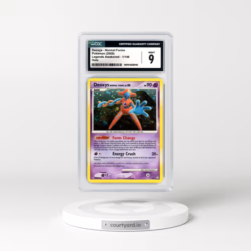 2008 Legends Awakened #1 Deoxys (Normal Forme) - Holo (CGC 9 MINT)