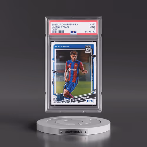 2023-24 Panini Donruss FIFA #177 Lamine Yamal - Optic (PSA 9 MINT)