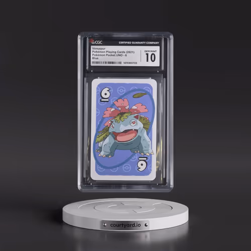 2021 Pokémon Pocket UNO (2021 Pocket Monsters Back) #6 Venusaur - Blue (CGC 10 GEM MINT)