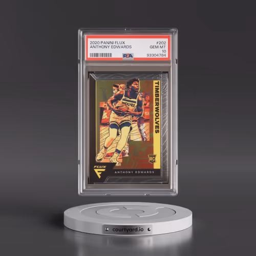 2020 Panini Flux #202 Anthony Edwards (PSA 10 GEM MINT)