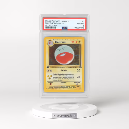 1999 Jungle #2 Electrode - 1st Edition Holo (PSA 8 NM-MT)
